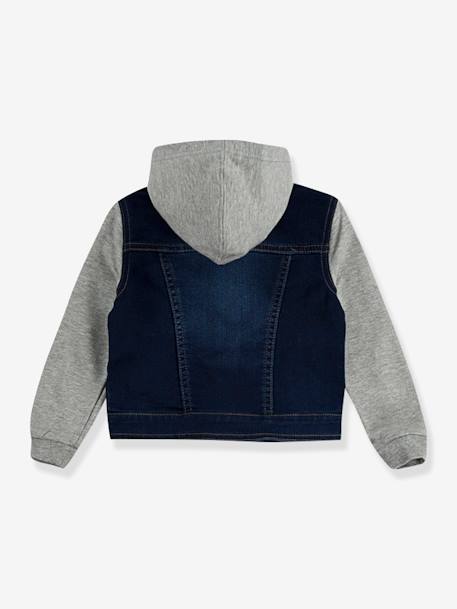 Veste bi-matière à capuche Levi's® bleu jean 2 - vertbaudet enfant 