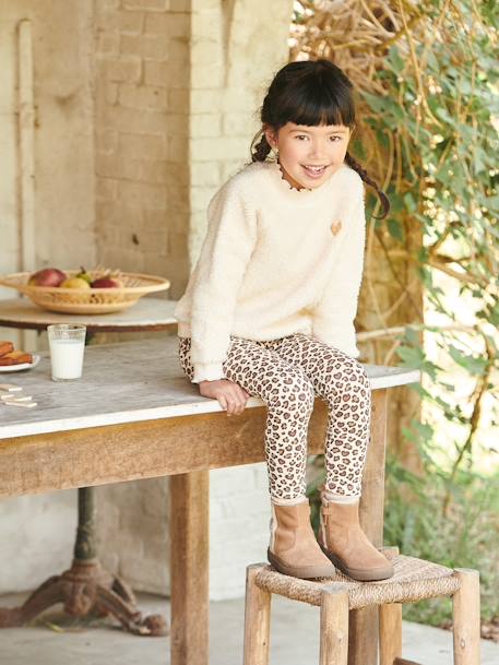 Legging fille doublé maille polaire  - vertbaudet enfant