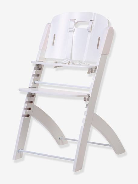 Chaise haute évolutive CHILDHOME Evosit blanc+marron+mint 1 - vertbaudet enfant 