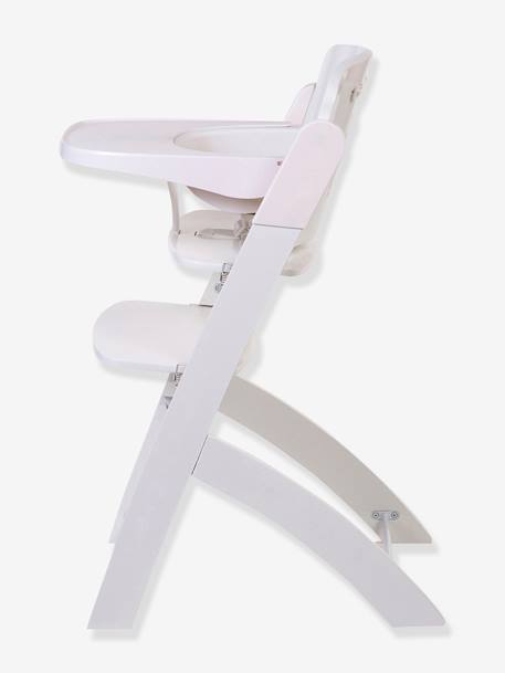 Chaise haute évolutive CHILDHOME Evosit blanc+marron+mint 4 - vertbaudet enfant 