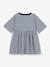 Robe rayée manches 3/4 enfant coton PETIT BATEAU bleu 2 - vertbaudet enfant 