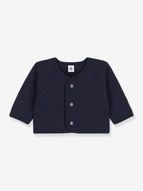 Bébé-Pull, gilet, sweat-Cardigan bébé en tubique matelassé - PETIT BATEAU