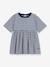 Robe rayée manches 3/4 enfant coton PETIT BATEAU bleu 1 - vertbaudet enfant 