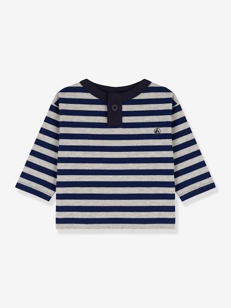 Bébé-T-shirt, sous-pull-Tee-shirt manches longues bébé en coton - PETIT BATEAU