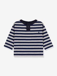 Tee-shirt manches longues bébé en coton - PETIT BATEAU  - vertbaudet enfant