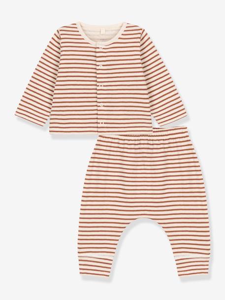 Ensemble 2 pièces à rayures PETIT BATEAU blanc 4 - vertbaudet enfant 