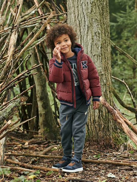 Baskets montantes lacées et scratchées garçon marine 7 - vertbaudet enfant 