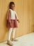 Gilet sans manches imitation fourrure fille BLANC CLAIR UNI+blush 2 - vertbaudet enfant 