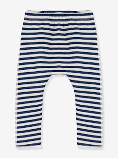 -Pantalon bébé rayé en tubique - PETIT BATEAU