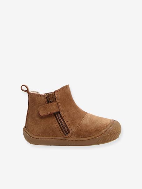 Chelsea boots bébé Sally NATURINO® 1ers pas marron 1 - vertbaudet enfant 