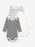 Lot de 3 bodies manches longues PETIT BATEAU blanc+lot blanc 1 - vertbaudet enfant 