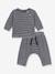 Ensemble 2 pièces en velours et coton PETIT BATEAU marine 4 - vertbaudet enfant 