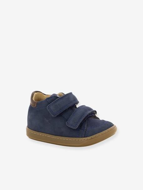 Bottines bébé Bouba Scratchy Longbeach SHOO POM® caramel+marine 6 - vertbaudet enfant 