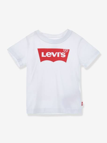 T-shirt Batwing bébé LEVI'S blanc+rouge 1 - vertbaudet enfant 