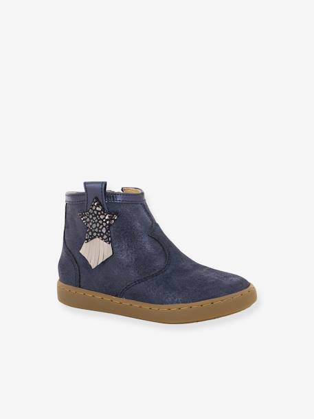 Boots enfant Play Kid Aegean SHOO POM® cappuccino+marine 6 - vertbaudet enfant 