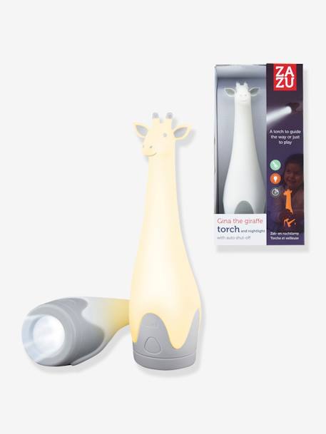 Veilleuse torche Gina la girafe - ZAZU gris 2 - vertbaudet enfant 