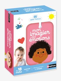 Idées cadeaux bébés et enfants-Jouet-Jeux éducatifs-Formes, couleurs et association-Mon imagier des émotions - NATHAN