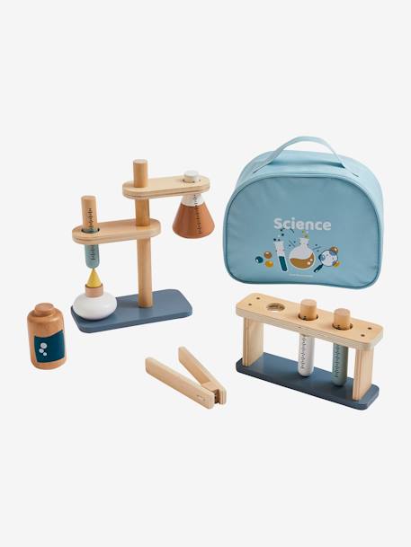 Kit du chimiste en bois FSC® blanc 1 - vertbaudet enfant 