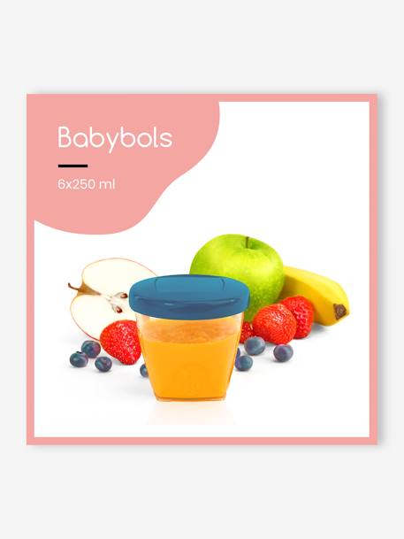 Lot de 6 boîtes hermétiques 250 ml BABYMOOV Babybols lot de 6 2 - vertbaudet enfant 