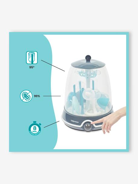 Stérilisateur électrique BABYMOOV Turbo Vapeur sans BPA bleu 7 - vertbaudet enfant 