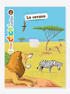 Jouet-Activités artistiques et musicales-Docs à coller - La savane MILAN