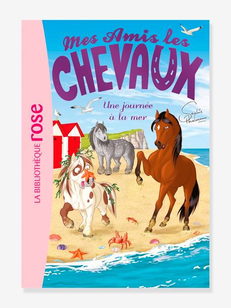 Mes amis les chevaux - t.14 - Une journée à la mer - HACHETTE blanc 1 - vertbaudet enfant 