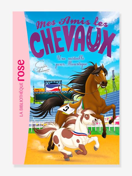 Mes amis les chevaux - t.37 - Une médaille pour Moustique - HACHETTE blanc 1 - vertbaudet enfant 