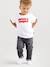 T-shirt Batwing bébé LEVI'S blanc+rouge 3 - vertbaudet enfant 