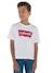 T-shirt Batwing garçon Levi's® blanc+bleu grisé 3 - vertbaudet enfant 