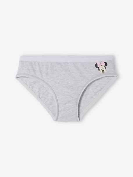 Lot de 7 culottes Disney® Minnie Rose, gris chiné et blanc 5 - vertbaudet enfant 