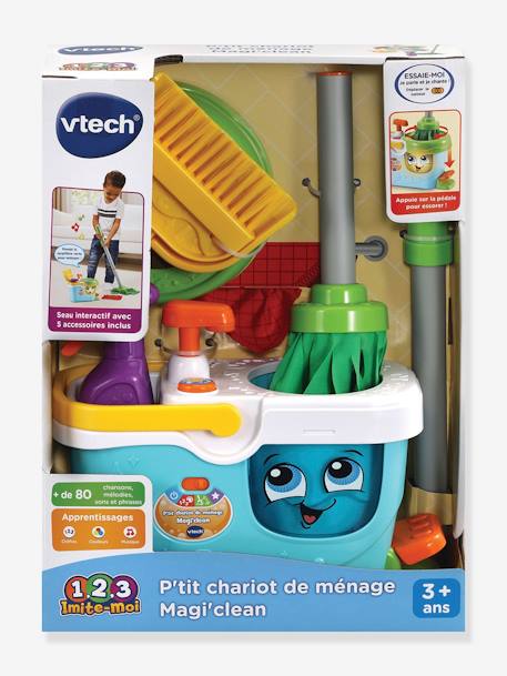 P'tit Chariot de Ménage Magi'clean - VTECH multicolore 2 - vertbaudet enfant 