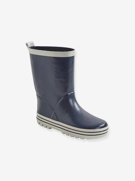 Bottes de pluie enfant en caoutchouc marine 1 - vertbaudet enfant 