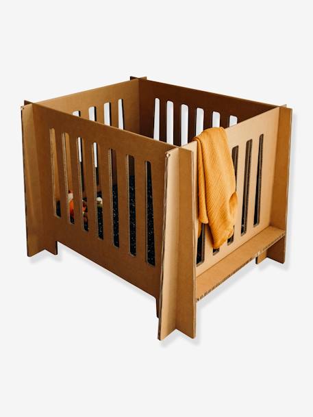 Parc de jeux EVE SIMPLY LOVELY Baby Box HAP Marron 1 - vertbaudet enfant 