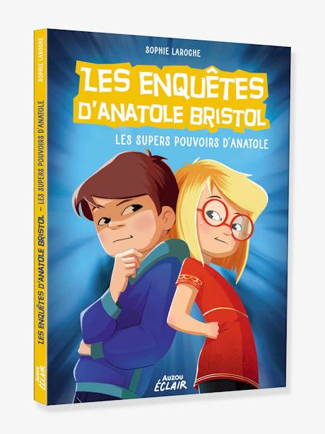 Les enquêtes d'Anatole Bristol - t.7 - Les supers pouvoirs d'Anatole - AUZOU bleu 1 - vertbaudet enfant 