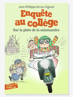 Jouet-Livres-Sur la piste de la salamandre - Enquête au collège - T4 - GALLIMARD JEUNESSE