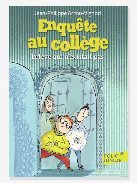 L’élève qui n’existait pas - Enquête au collège - T8 - GALLIMARD JEUNESSE bleu 1 - vertbaudet enfant 