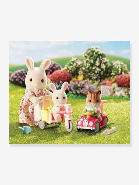 5040 - Tricycle et mini voiture SYLVANIAN FAMILIES beige 5 - vertbaudet enfant 