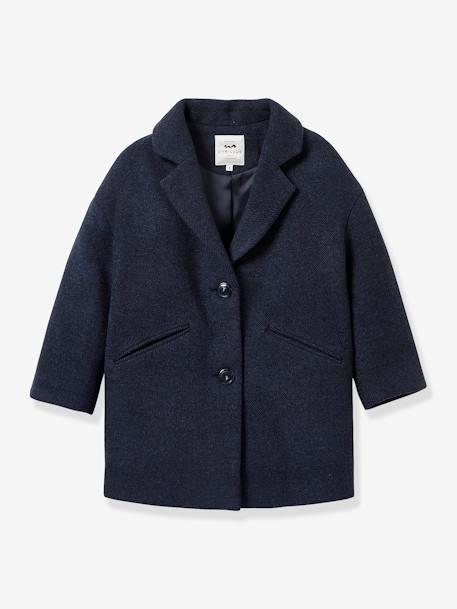 Fille-Manteau, veste-Manteau fille en lainage CYRILLUS