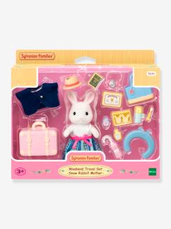 Jouet-Jeux d'imagination-La maman lapin neige et sa valise de week-end - SYLVANIAN FAMILIES