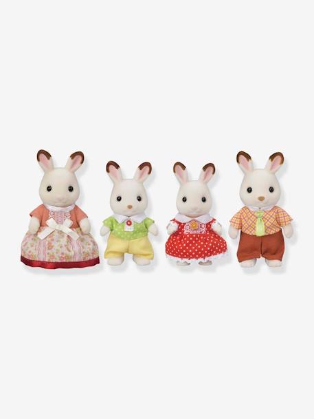 La famille lapin chocolat - SYLVANIAN FAMILIES blanc 2 - vertbaudet enfant 