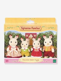 Jouet-Jeux d'imagination-La famille lapin chocolat - SYLVANIAN FAMILIES