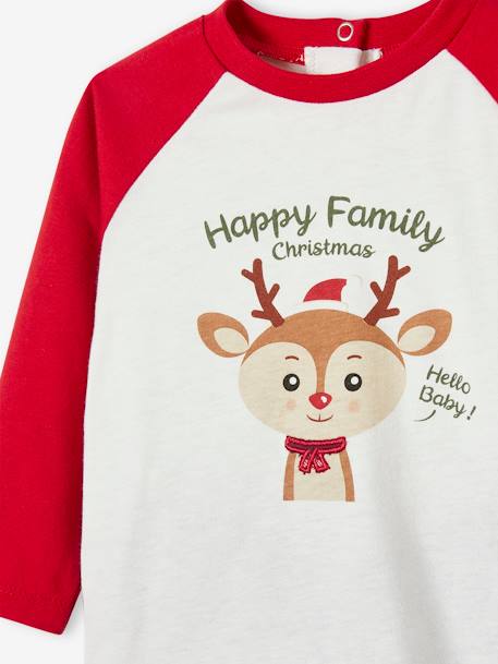 Pyjama bébé spécial Noël capsule famille écru 4 - vertbaudet enfant 