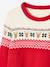 Pull de Noël adulte capsule famille motifs jacquard rouge 5 - vertbaudet enfant 