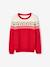 Pull de Noël adulte capsule famille motifs jacquard rouge 3 - vertbaudet enfant 