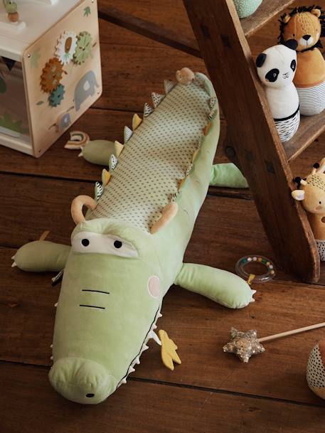 Grande peluche d'activités Crocodile vert 4 - vertbaudet enfant 