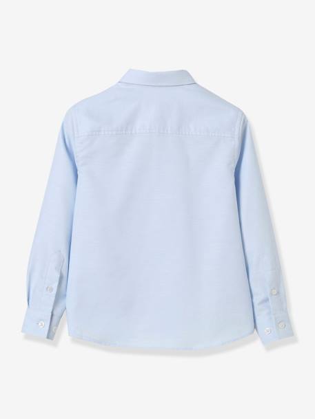 Chemise garçon oxford CYRILLUS Bleu clair 3 - vertbaudet enfant 