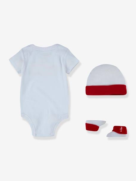 Ensemble 3 pièces bébé Batwin de Levi's® blanc+rose 2 - vertbaudet enfant 