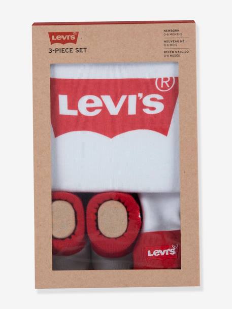 Ensemble 3 pièces bébé Batwin de Levi's® blanc 3 - vertbaudet enfant 