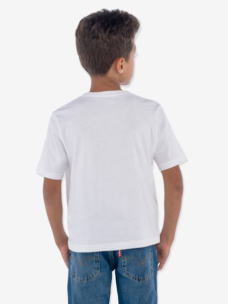 T-shirt Batwing garçon Levi's® blanc+bleu grisé 2 - vertbaudet enfant 
