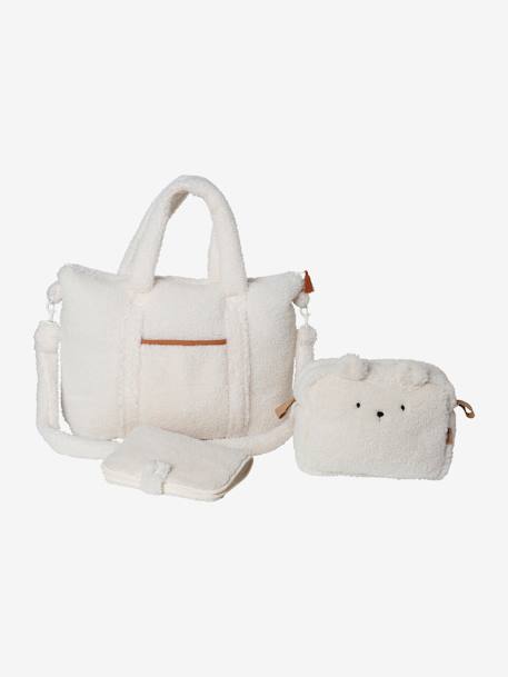 Sac à langer en sherpa Plume beige 5 - vertbaudet enfant 